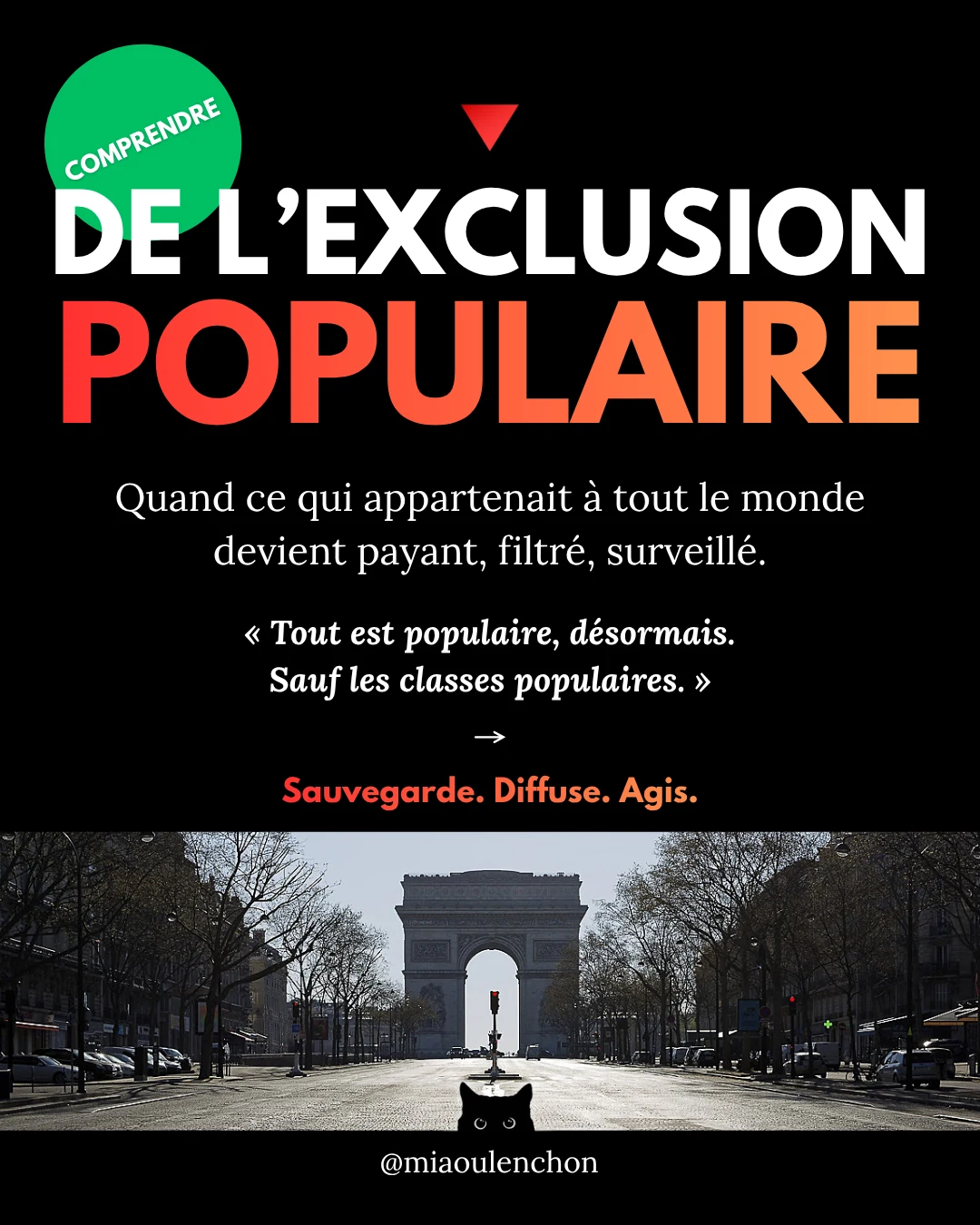 De l’exclusion populaire — diapositive 1