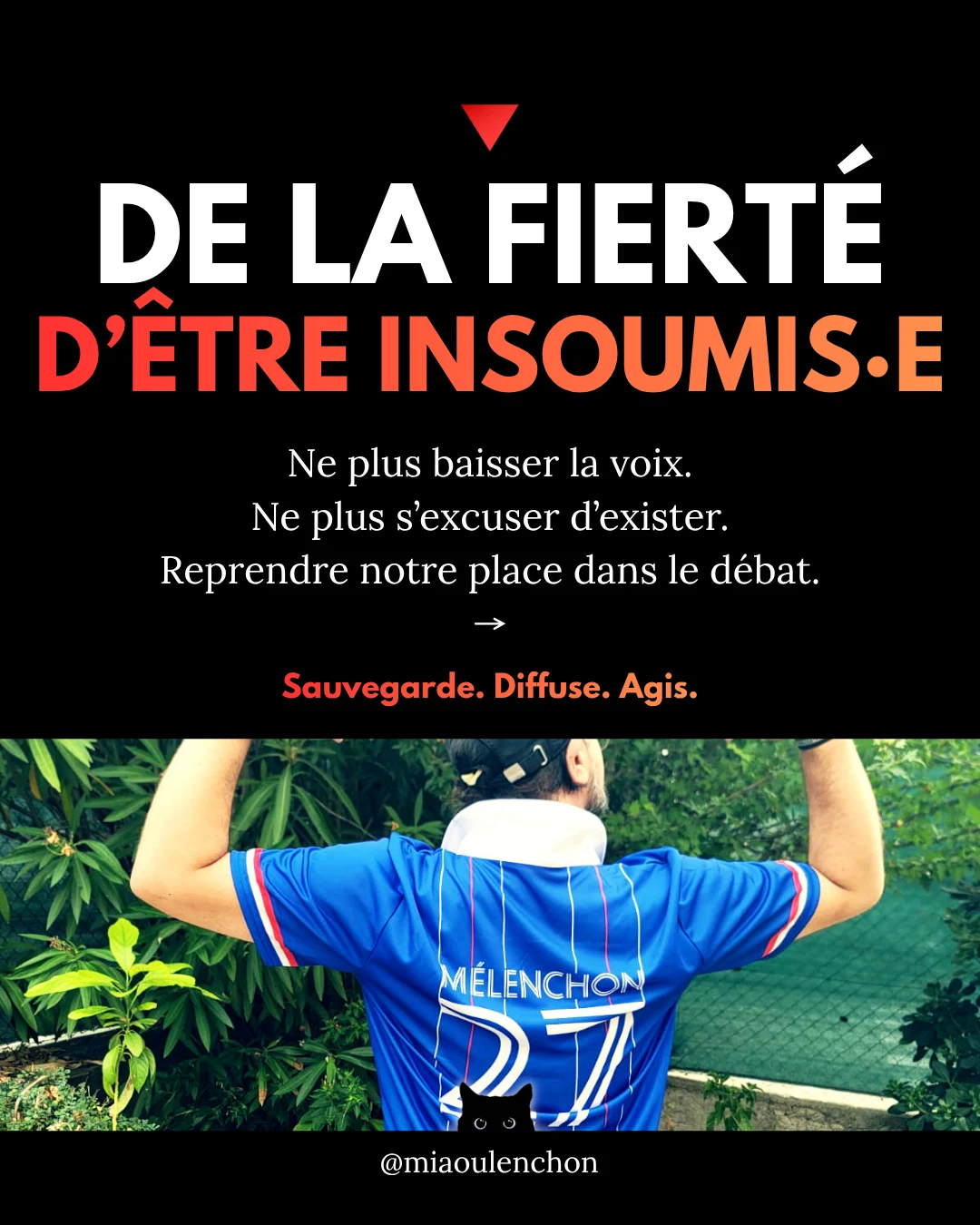 De la fierté d’être insoumis·e — diapositive 1