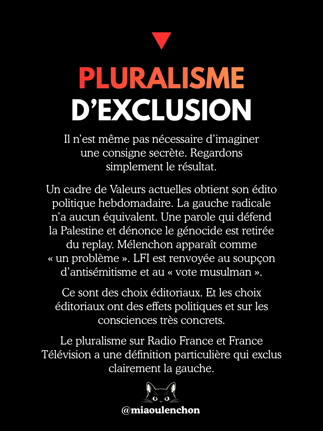 Le faux pluralisme du service public — diapositive 18
