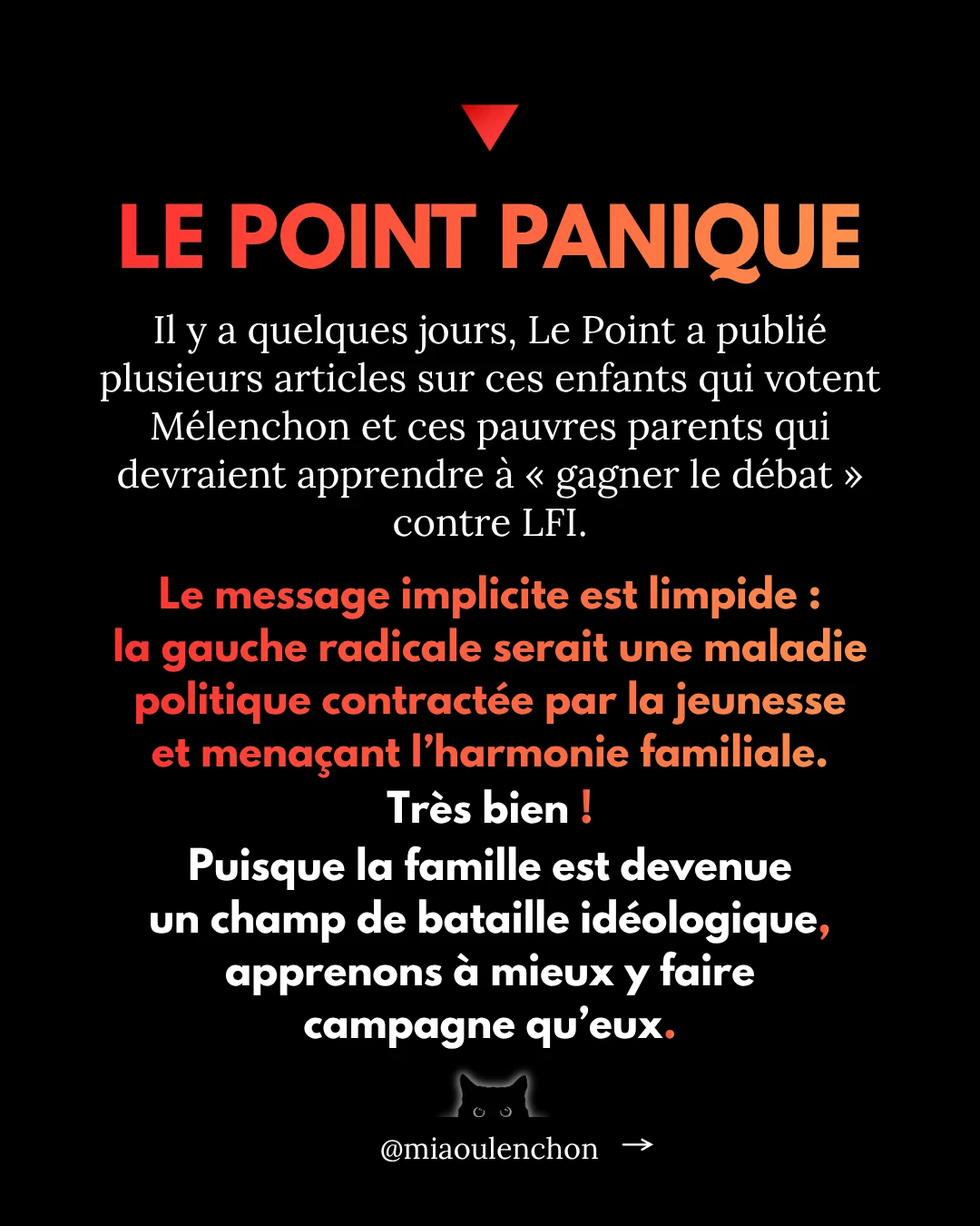 Le guide ultime pour que vos proches votent LFI en 2027 — diapositive 3