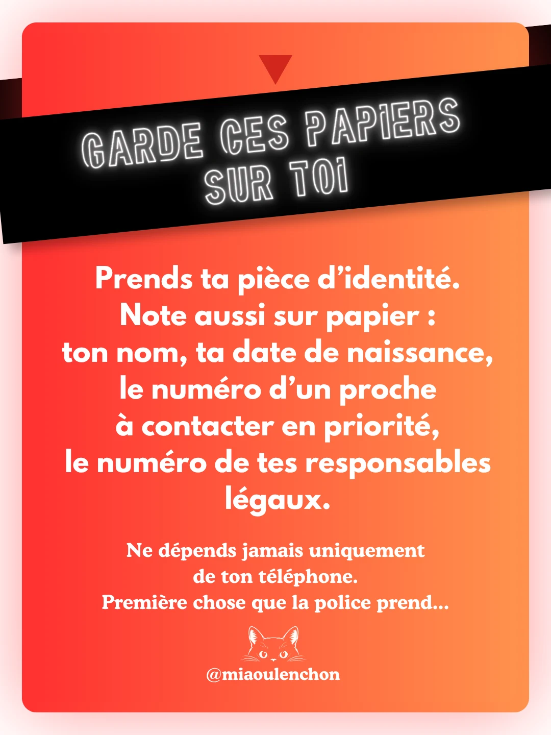 Guide du/de la lycéen·ne manifestant·e — diapositive 6