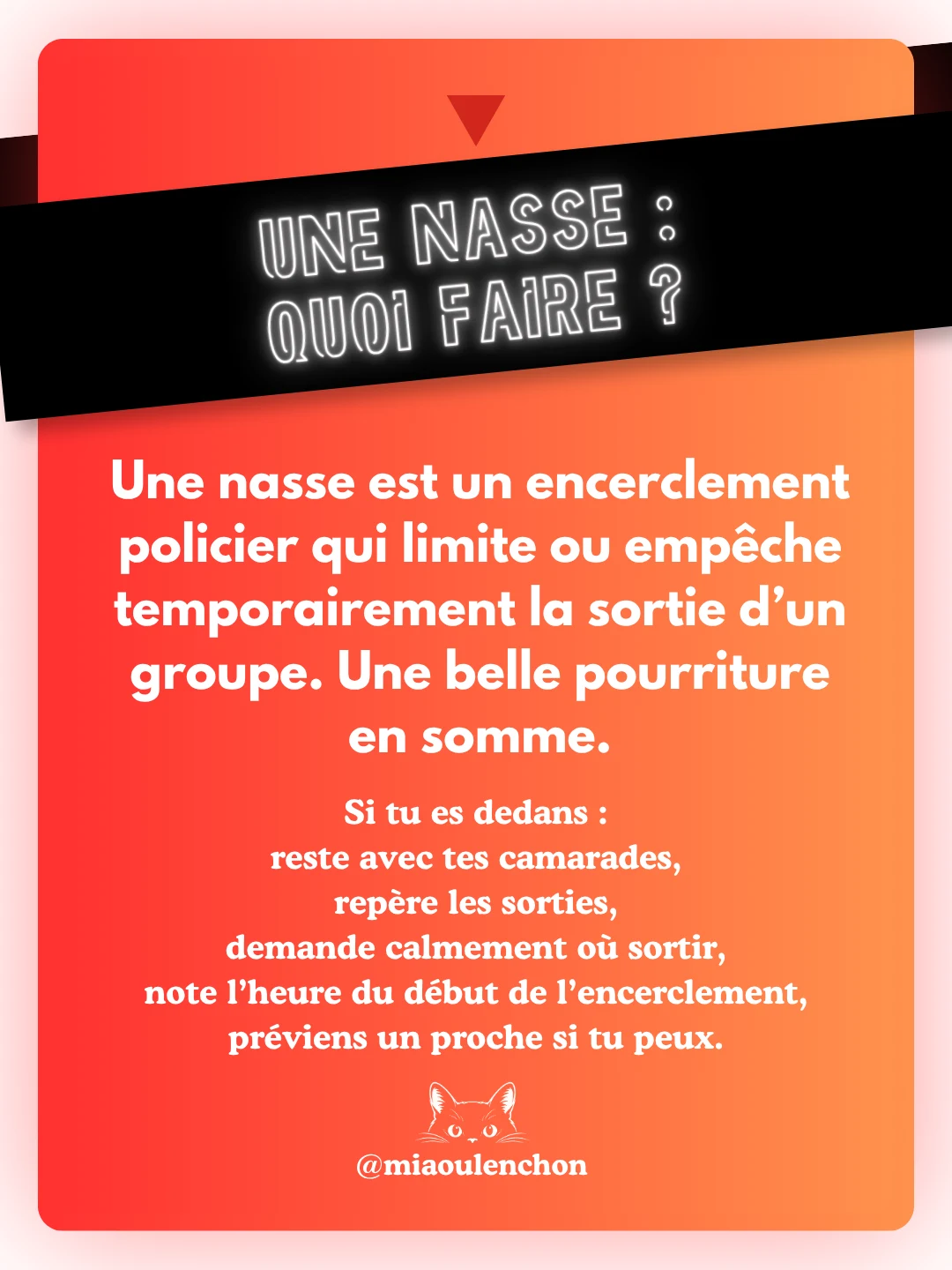 Guide du/de la lycéen·ne manifestant·e — diapositive 8