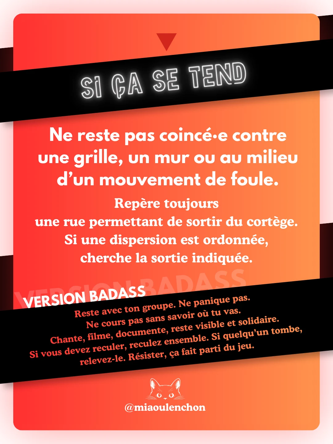 Guide du/de la lycéen·ne manifestant·e — diapositive 9