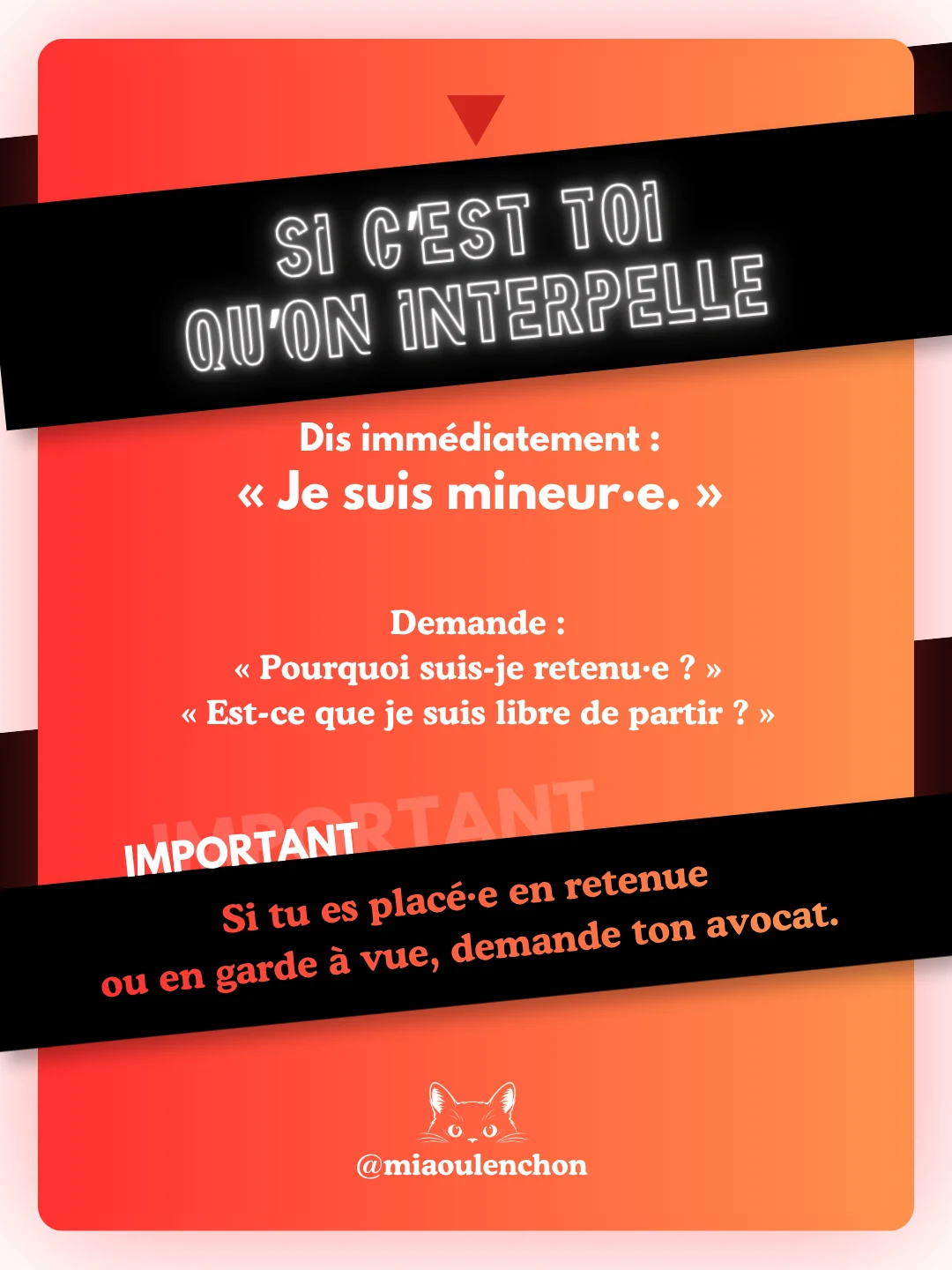 Guide du/de la lycéen·ne manifestant·e — diapositive 12