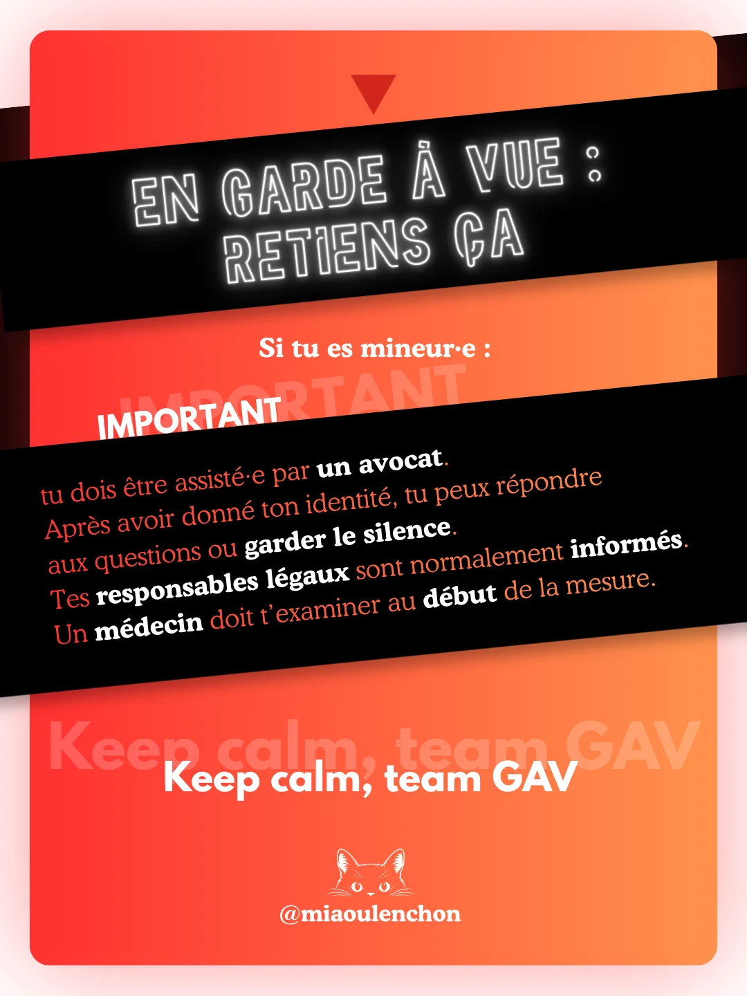 Guide du/de la lycéen·ne manifestant·e — diapositive 14