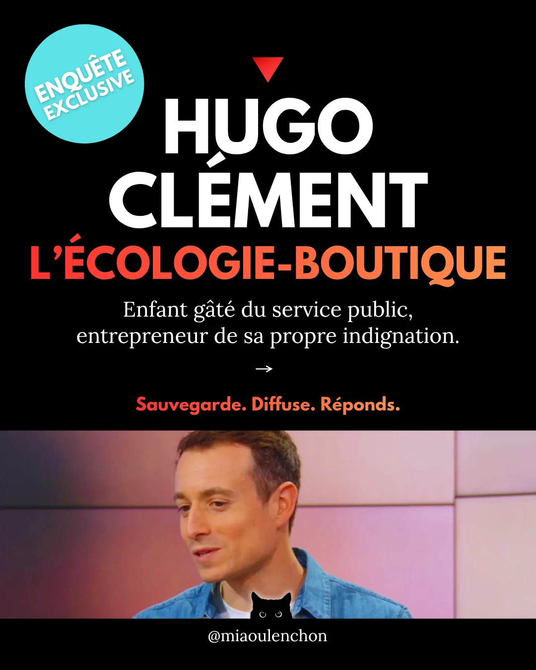 Hugo Clément : l’écologie-boutique — diapositive 1