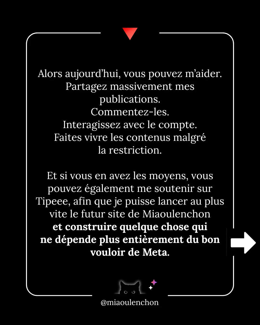 Instagram a strike mon compte — diapositive 7