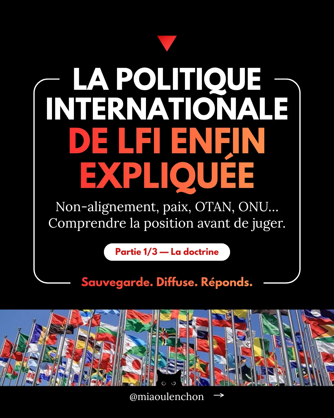 La politique internationale de LFI enfin expliquée — Partie 1/3 — diapositive 1