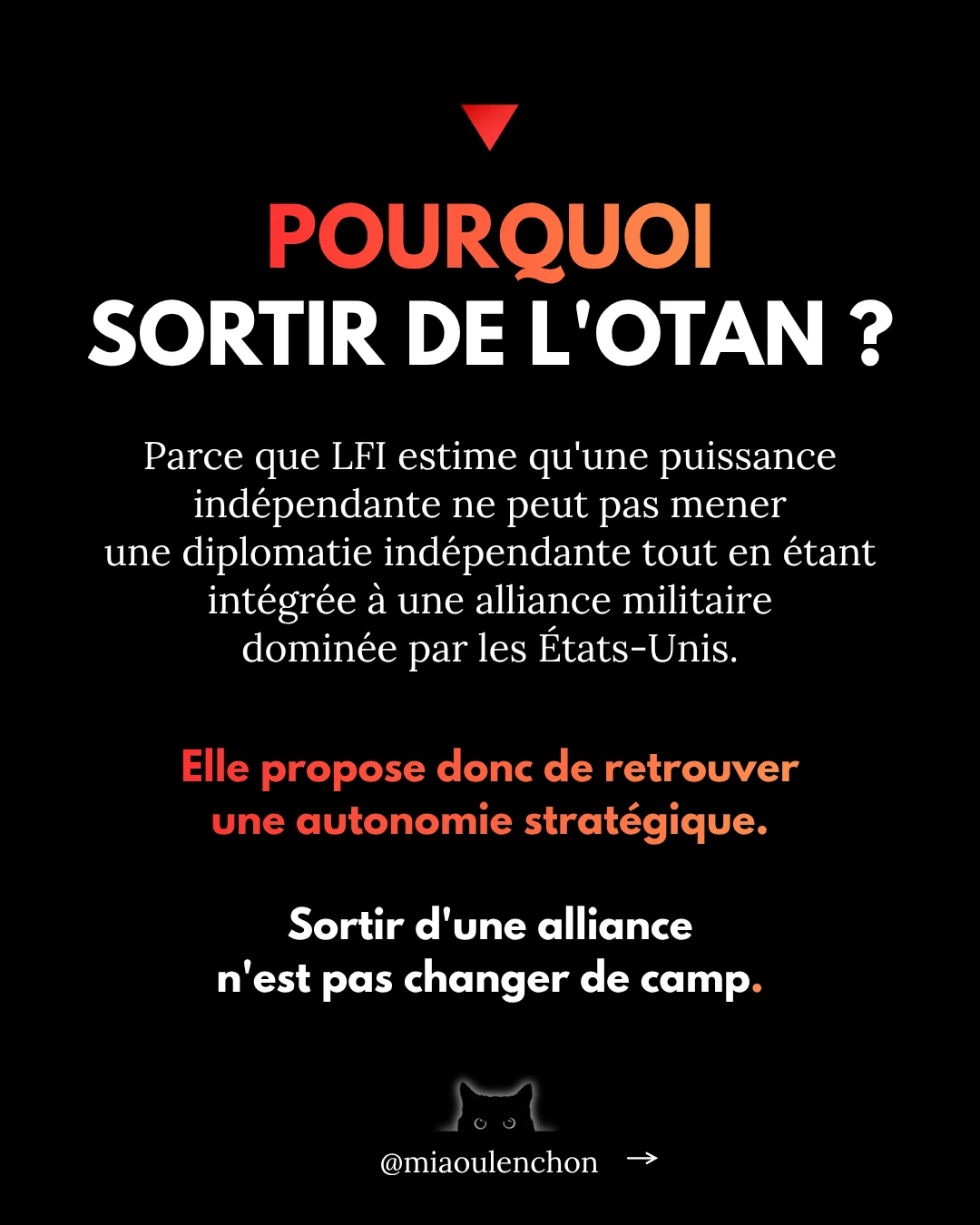 La politique internationale de LFI enfin expliquée — Partie 1/3 — diapositive 9