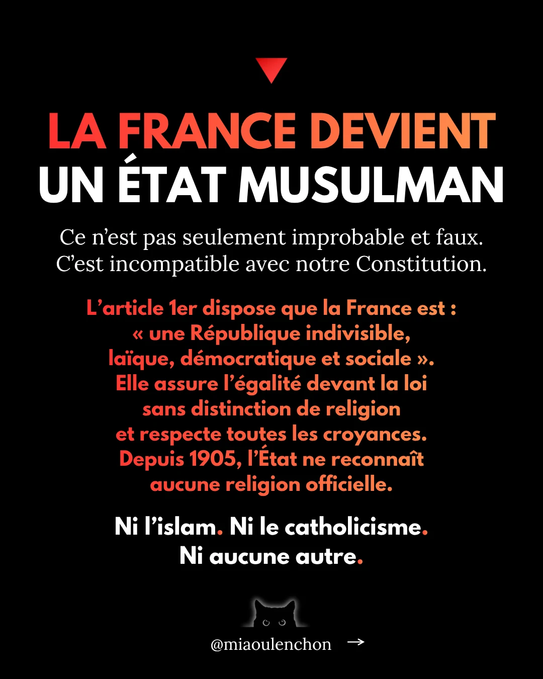 « Avec LFI, la France deviendra musulmane » : vraiment ? — diapositive 6