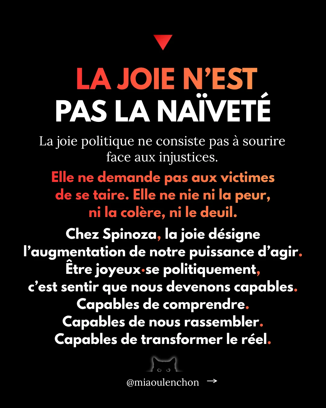 La joie : la tonalité centrale pour gagner en 2027 — diapositive 6