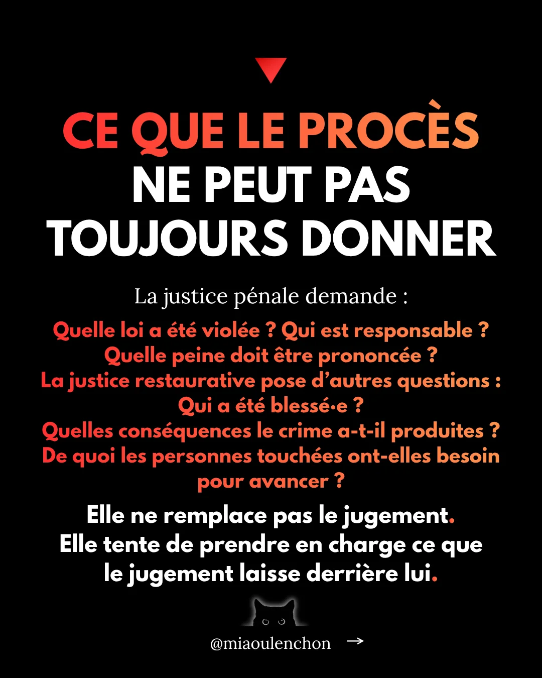 Après le crime, reprendre sa vie — diapositive 3