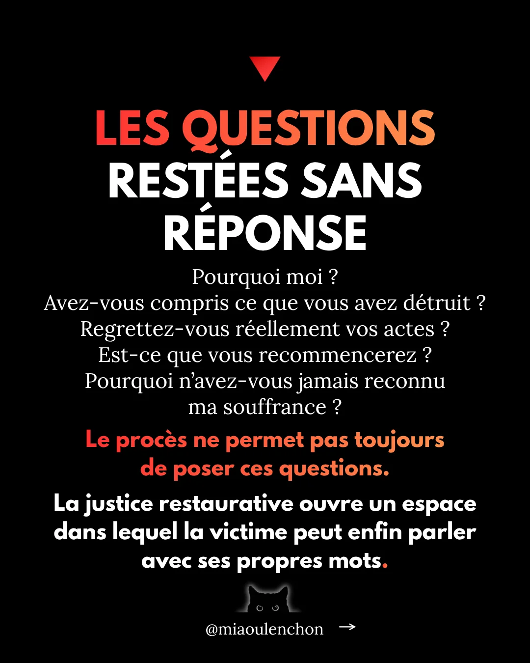 Après le crime, reprendre sa vie — diapositive 9