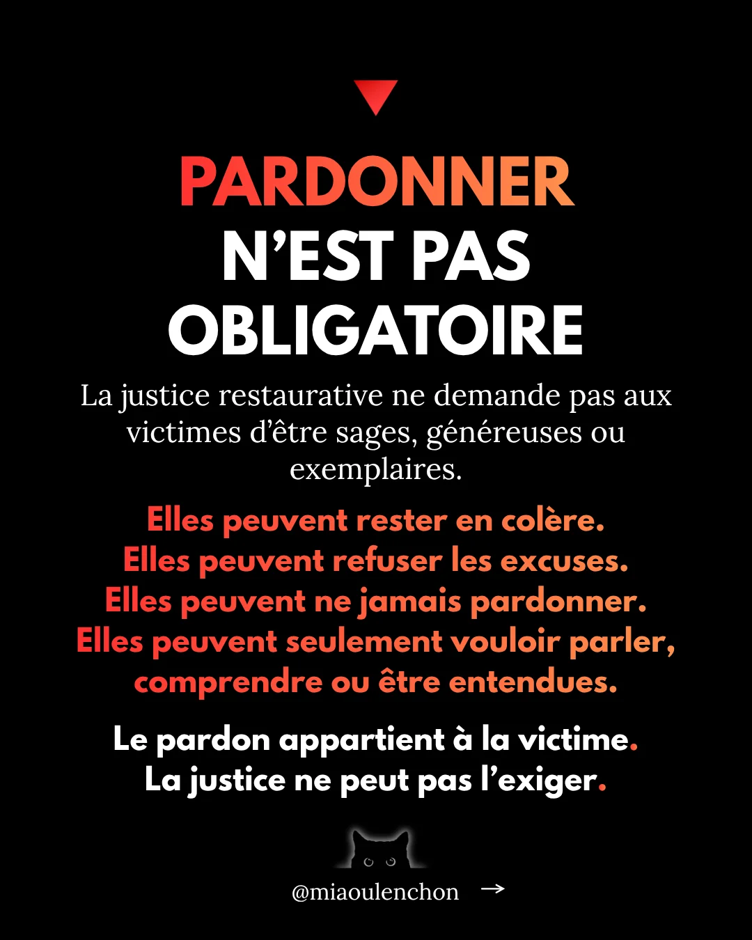 Après le crime, reprendre sa vie — diapositive 11