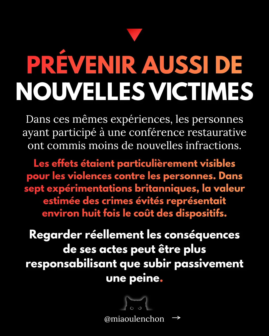 Après le crime, reprendre sa vie — diapositive 14