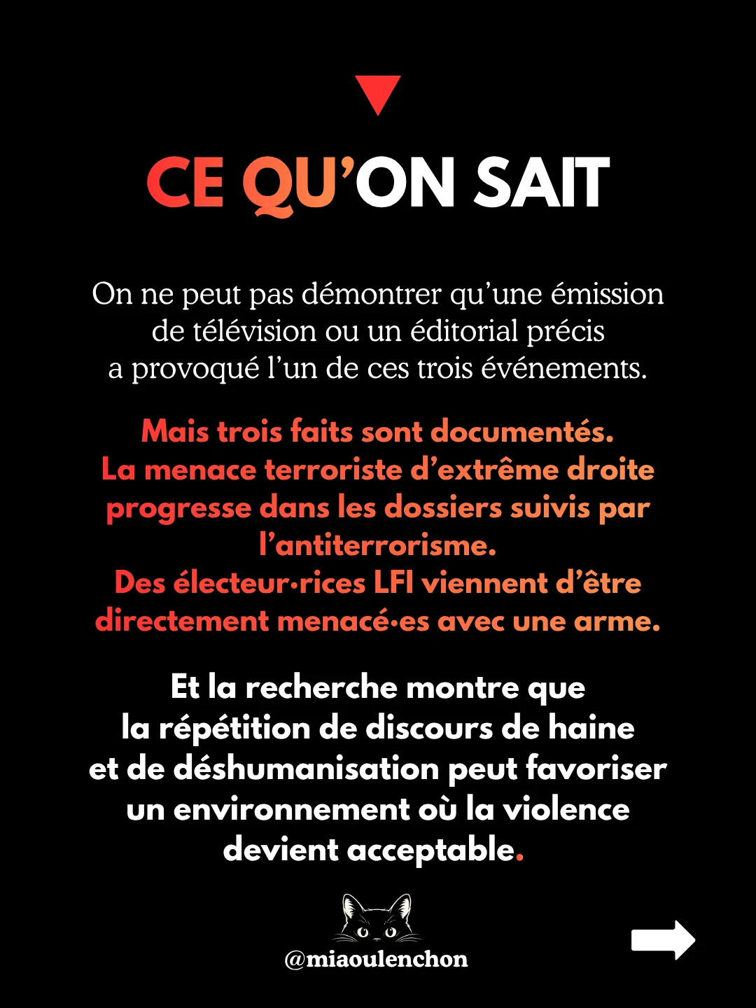 La haine prend les armes — diapositive 16
