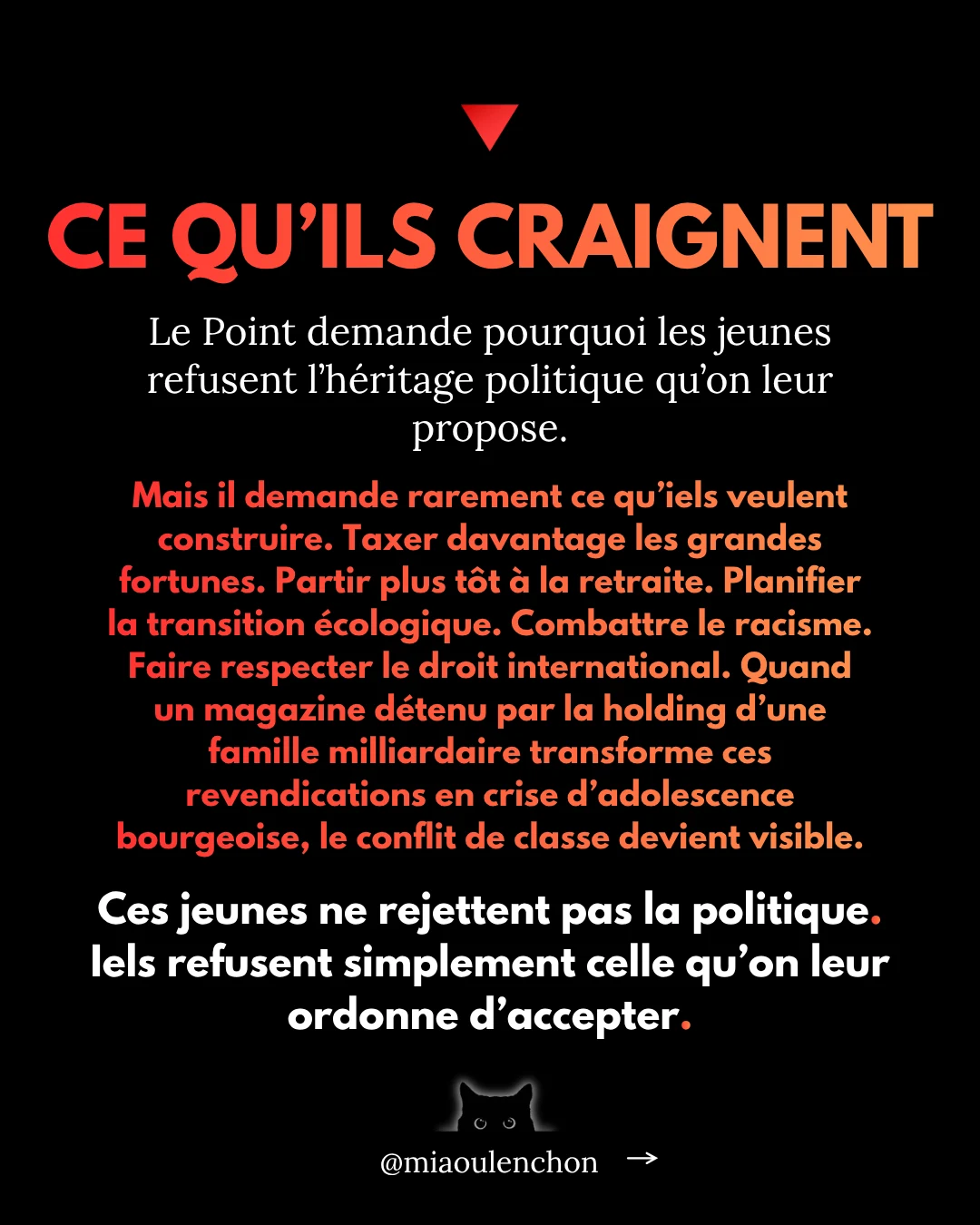 Le Point panique — diapositive 13