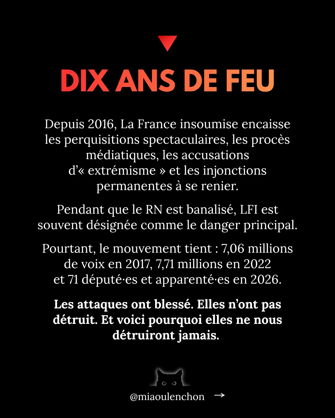 Ce qu’il nous a transmis : les leçons de Jean-Luc Mélenchon — diapositive 2