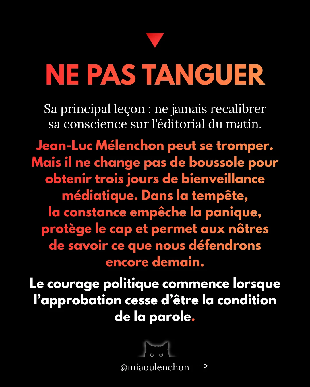 Ce qu’il nous a transmis : les leçons de Jean-Luc Mélenchon — diapositive 4