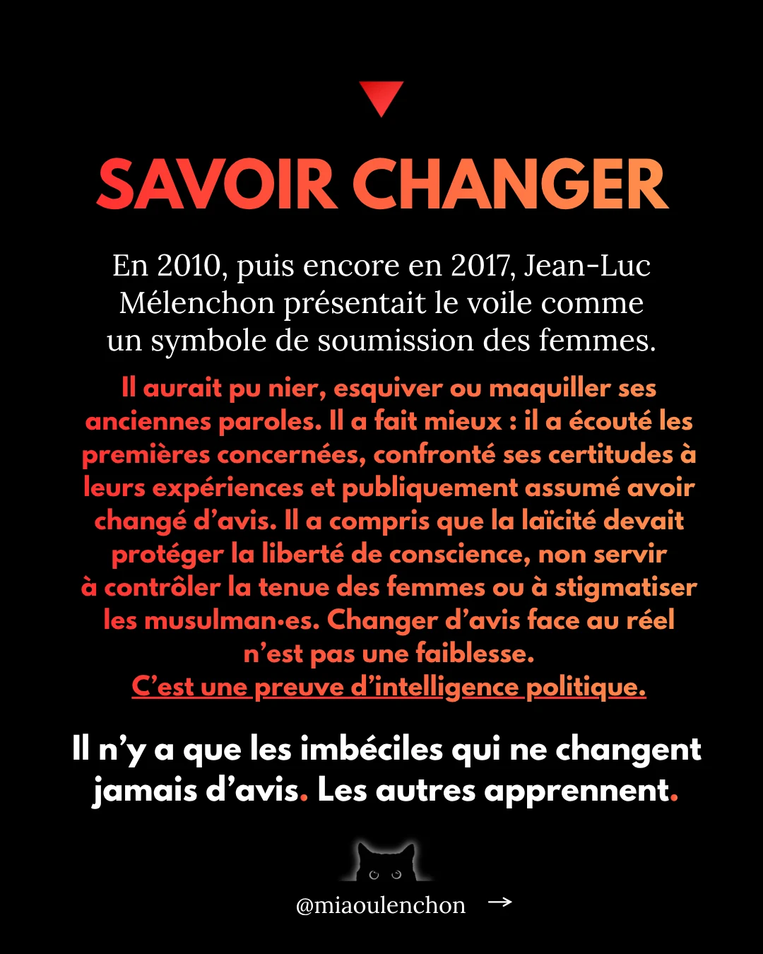 Ce qu’il nous a transmis : les leçons de Jean-Luc Mélenchon — diapositive 6