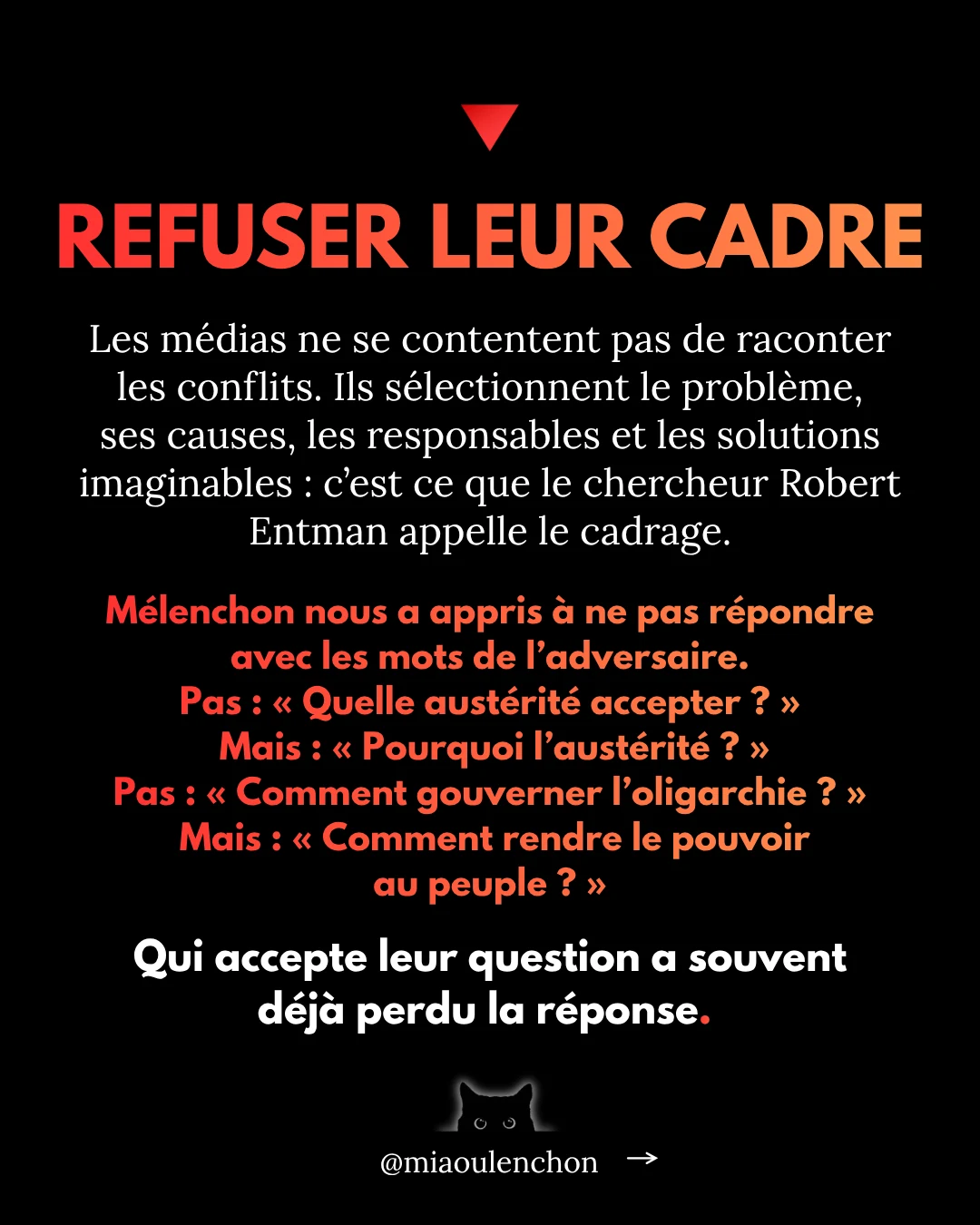 Ce qu’il nous a transmis : les leçons de Jean-Luc Mélenchon — diapositive 7