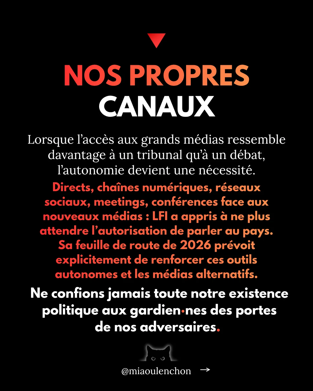 Ce qu’il nous a transmis : les leçons de Jean-Luc Mélenchon — diapositive 12