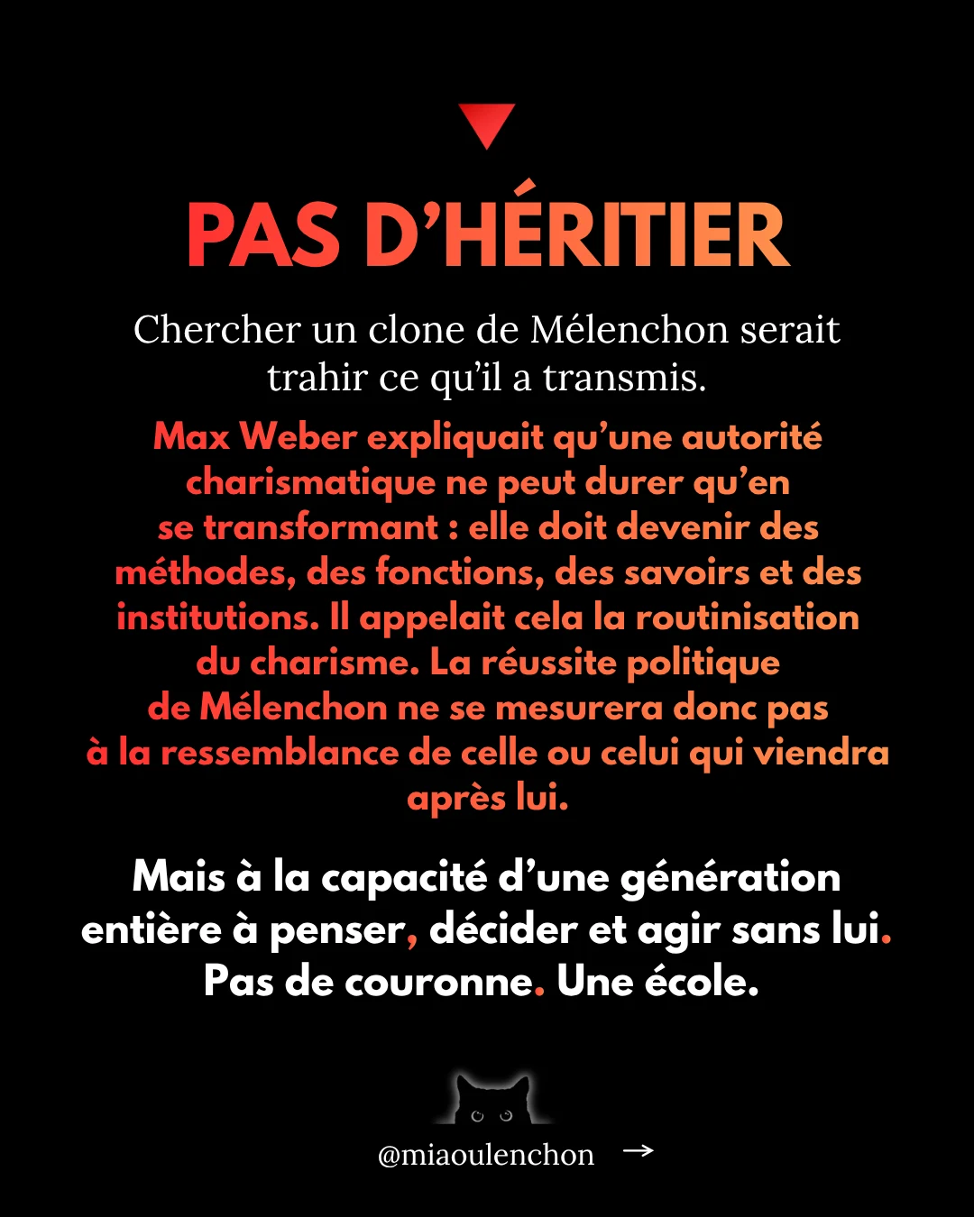 Ce qu’il nous a transmis : les leçons de Jean-Luc Mélenchon — diapositive 15