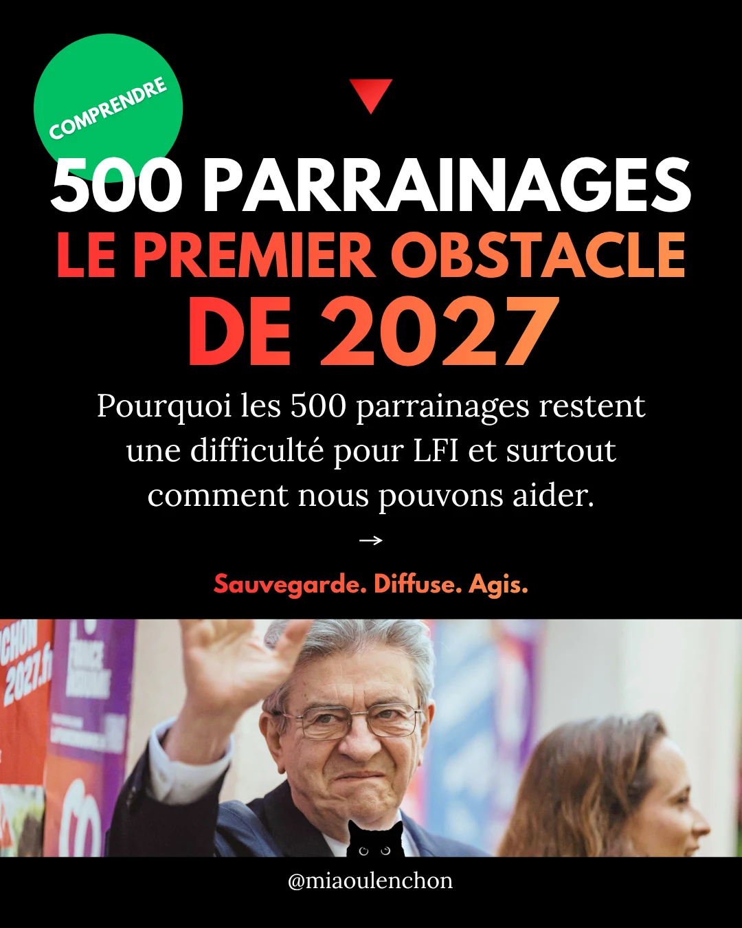 500 parrainages : le premier obstacle de 2027 — diapositive 1