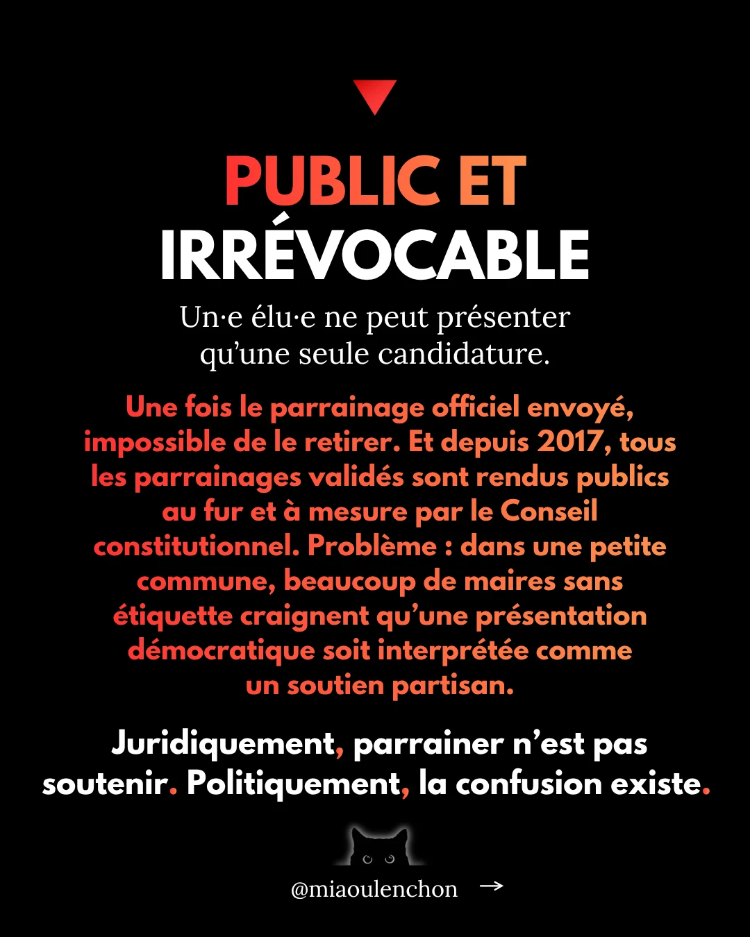 500 parrainages : le premier obstacle de 2027 — diapositive 6