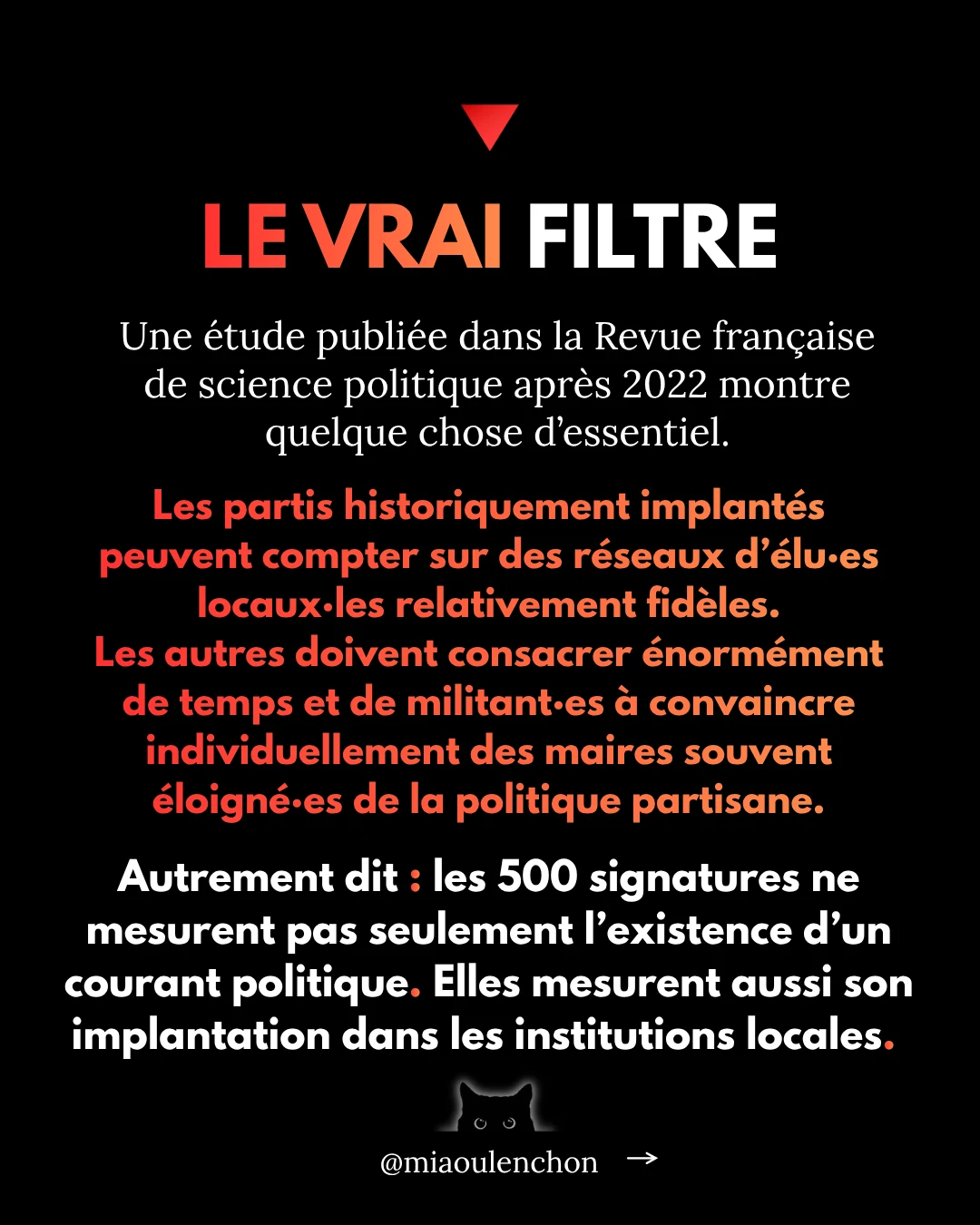 500 parrainages : le premier obstacle de 2027 — diapositive 9