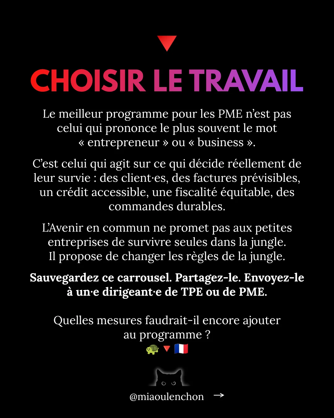 PME : le meilleur programme — diapositive 18