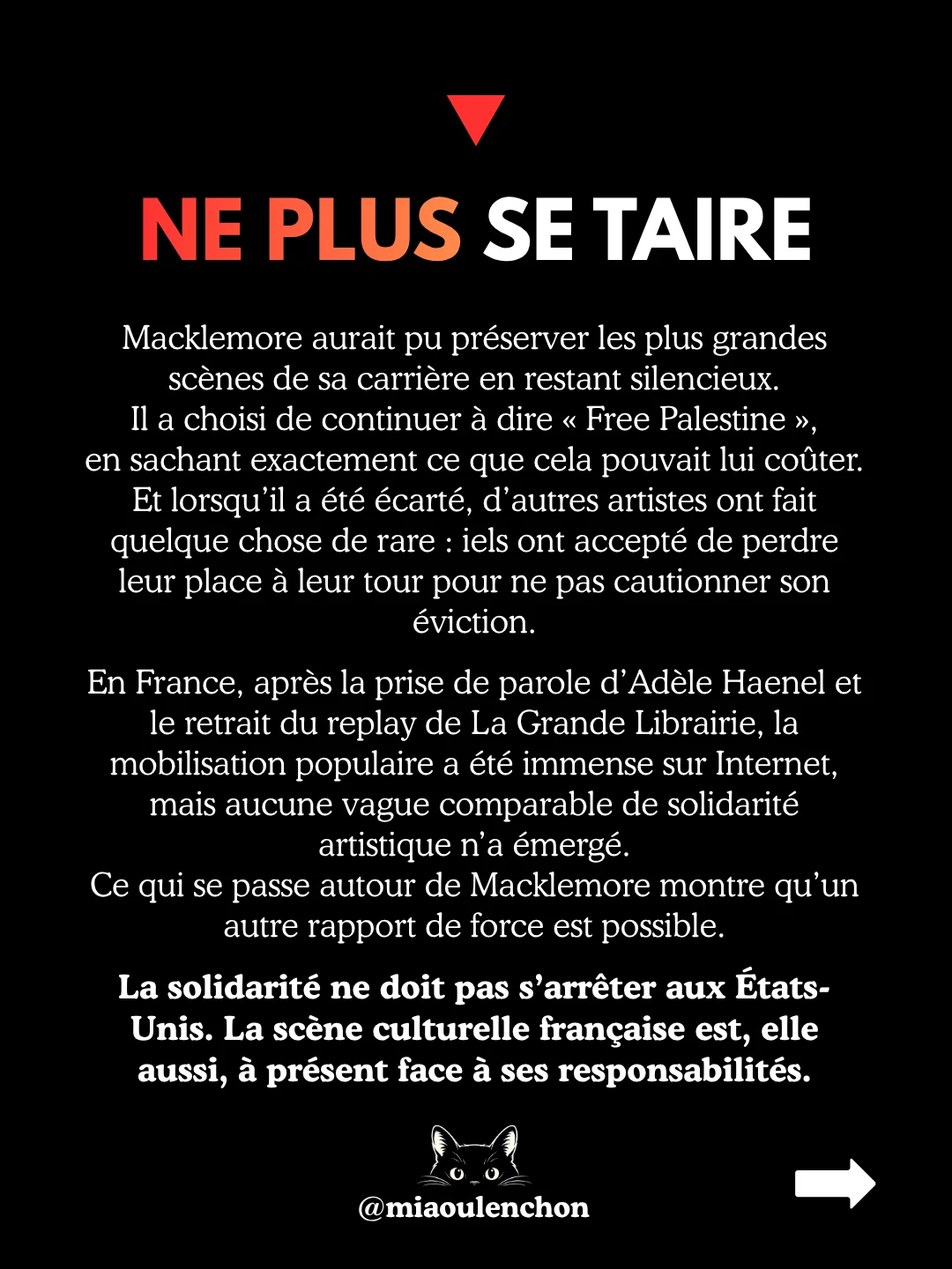 Macklemore : viré pour Gaza — diapositive 18