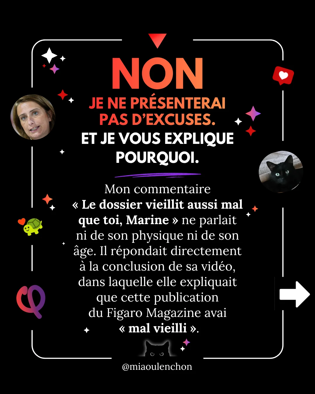 Non, je ne présenterai pas d’excuses — diapositive 1