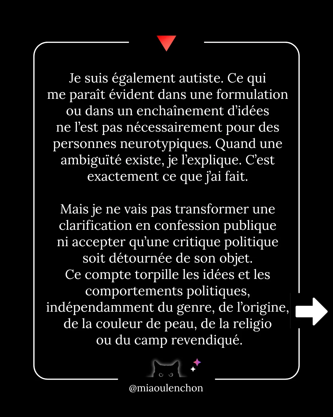 Non, je ne présenterai pas d’excuses — diapositive 5