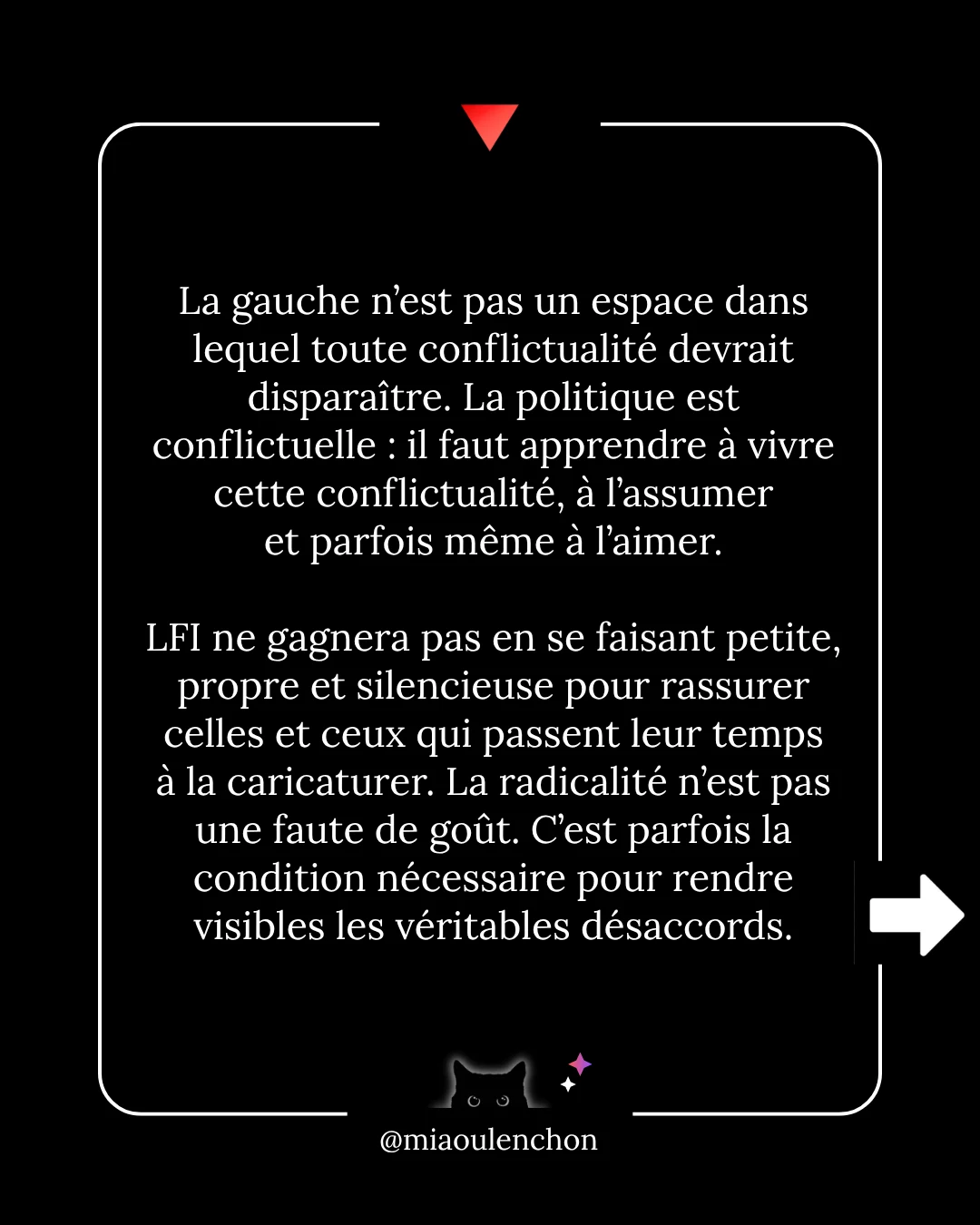 Non, je ne présenterai pas d’excuses — diapositive 6