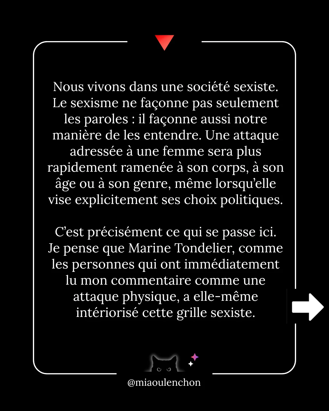 Non, je ne présenterai pas d’excuses — diapositive 7