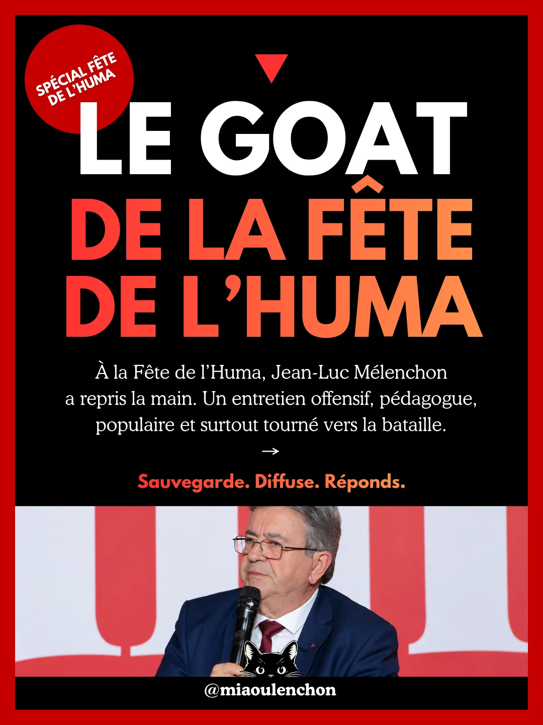 Le GOAT de la Fête de l’Huma — diapositive 1