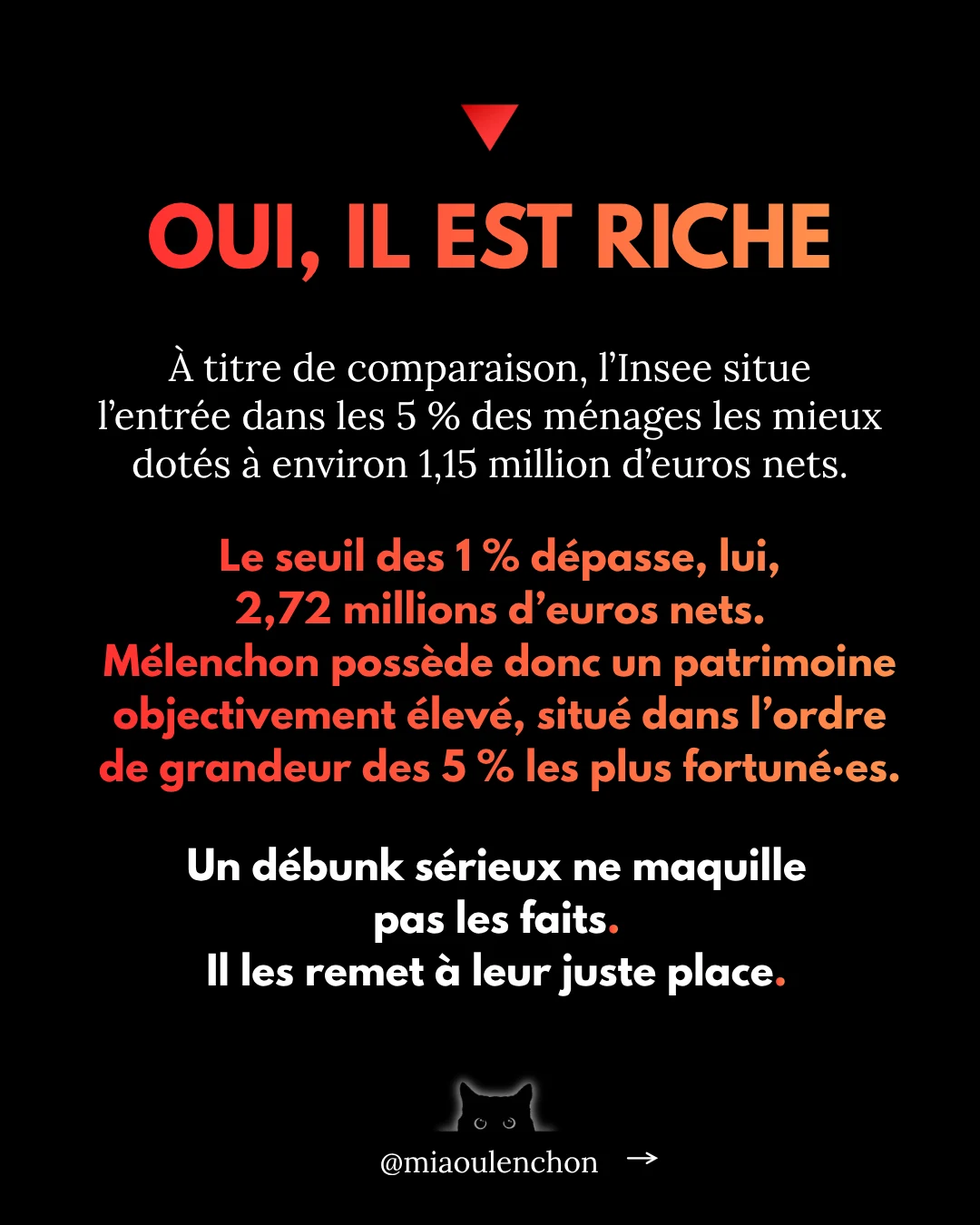 Mélenchon le millionnaire — diapositive 4