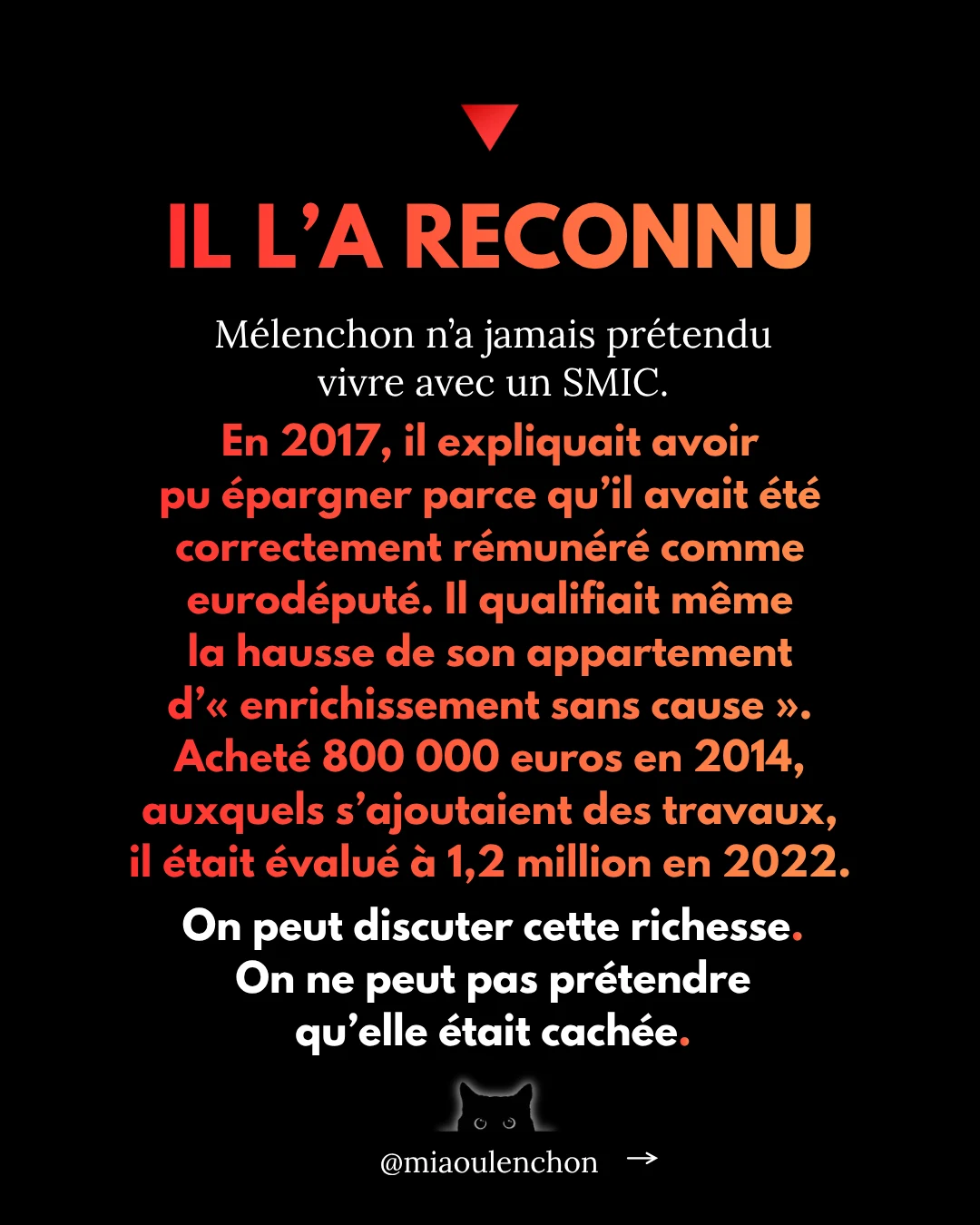 Mélenchon le millionnaire — diapositive 6