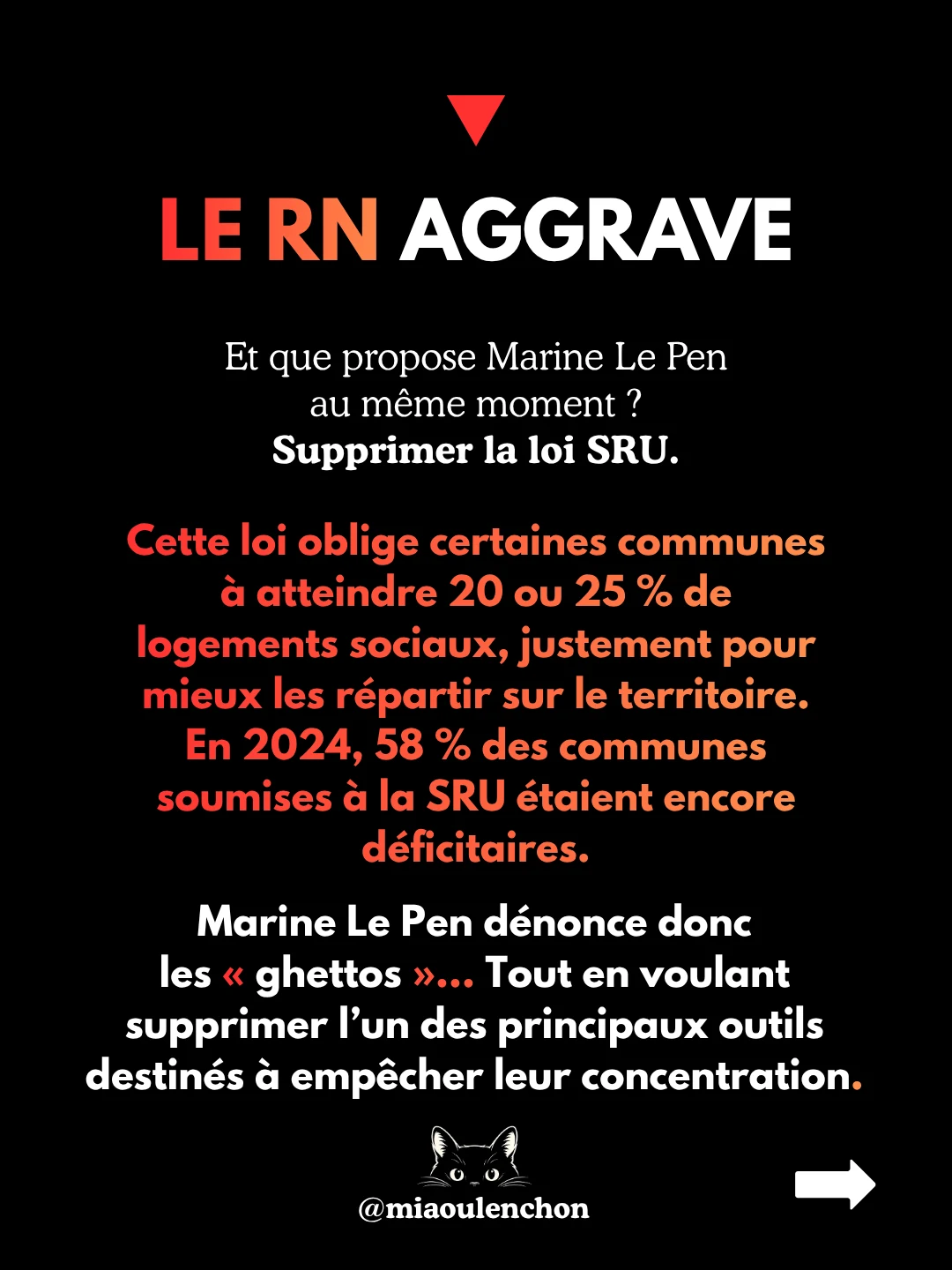 Logements sociaux : le mensonge de Marine Le Pen — diapositive 14