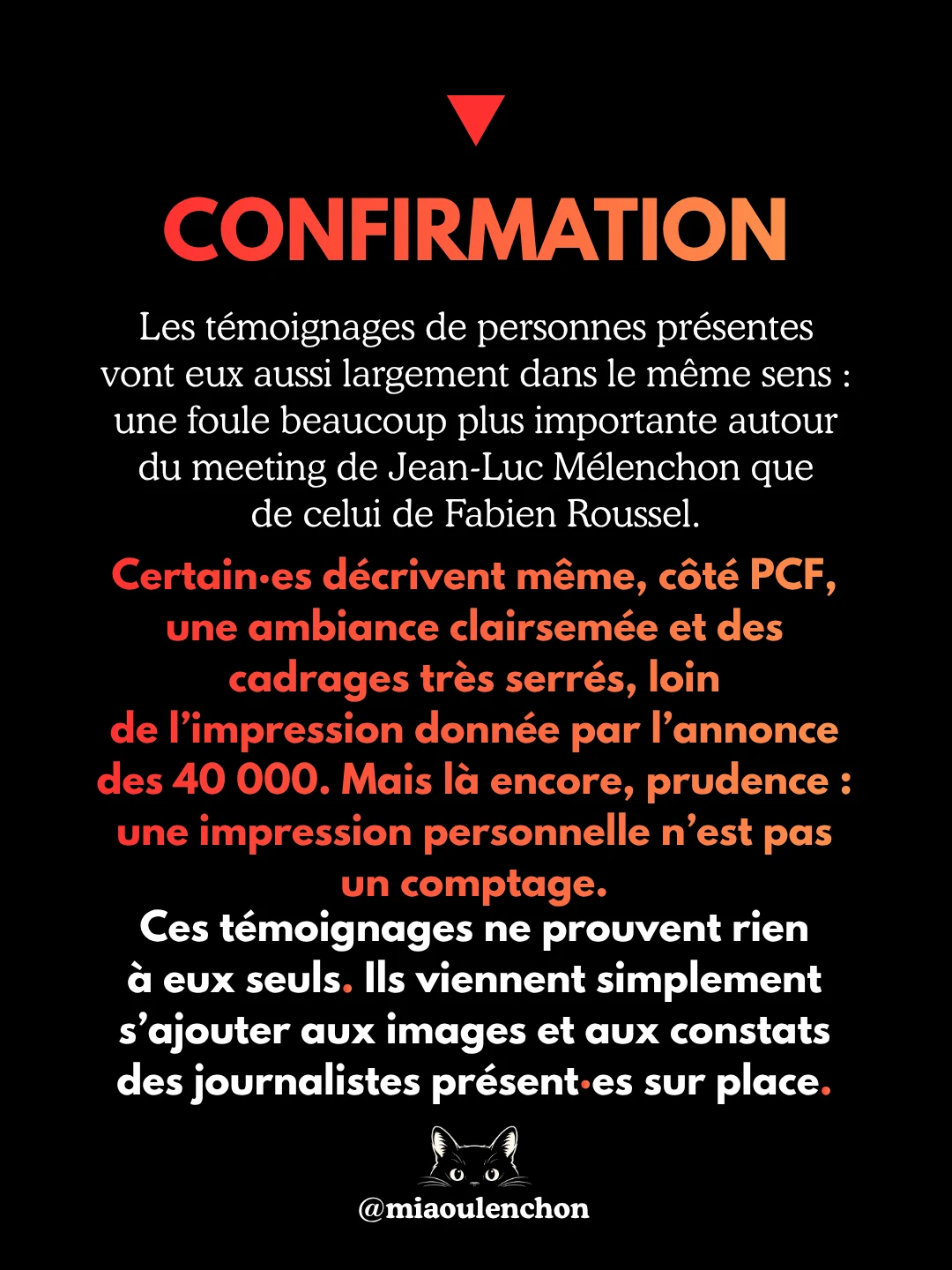 Le mytho de Fabien Roussel : 40 000 personnes — diapositive 9