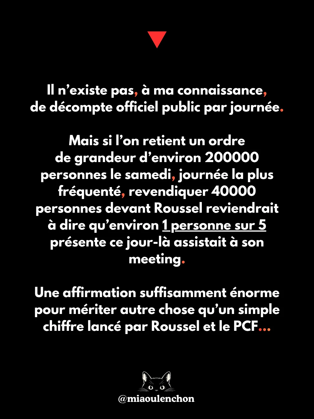 Le mytho de Fabien Roussel : 40 000 personnes — diapositive 15