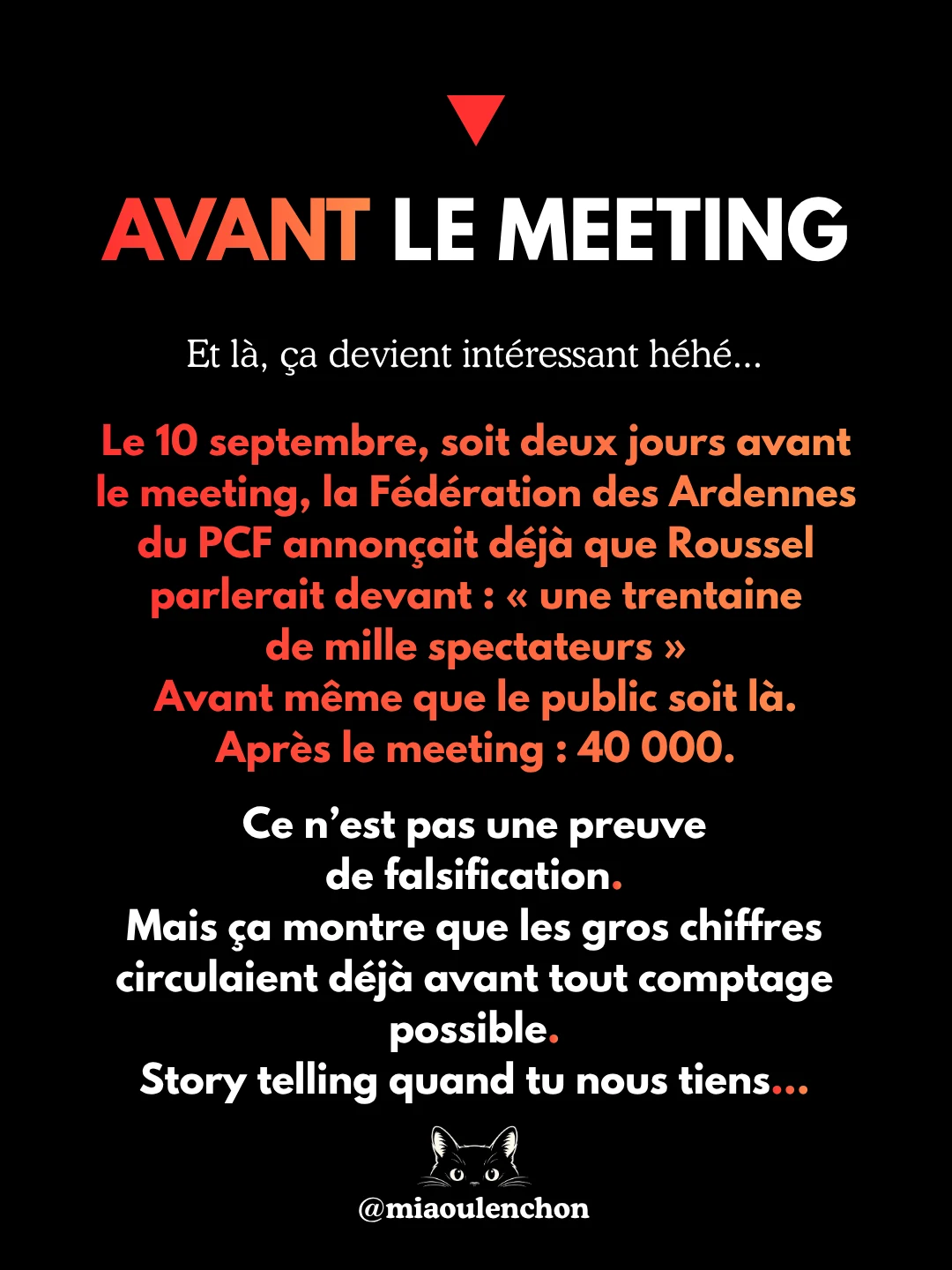Le mytho de Fabien Roussel : 40 000 personnes — diapositive 16