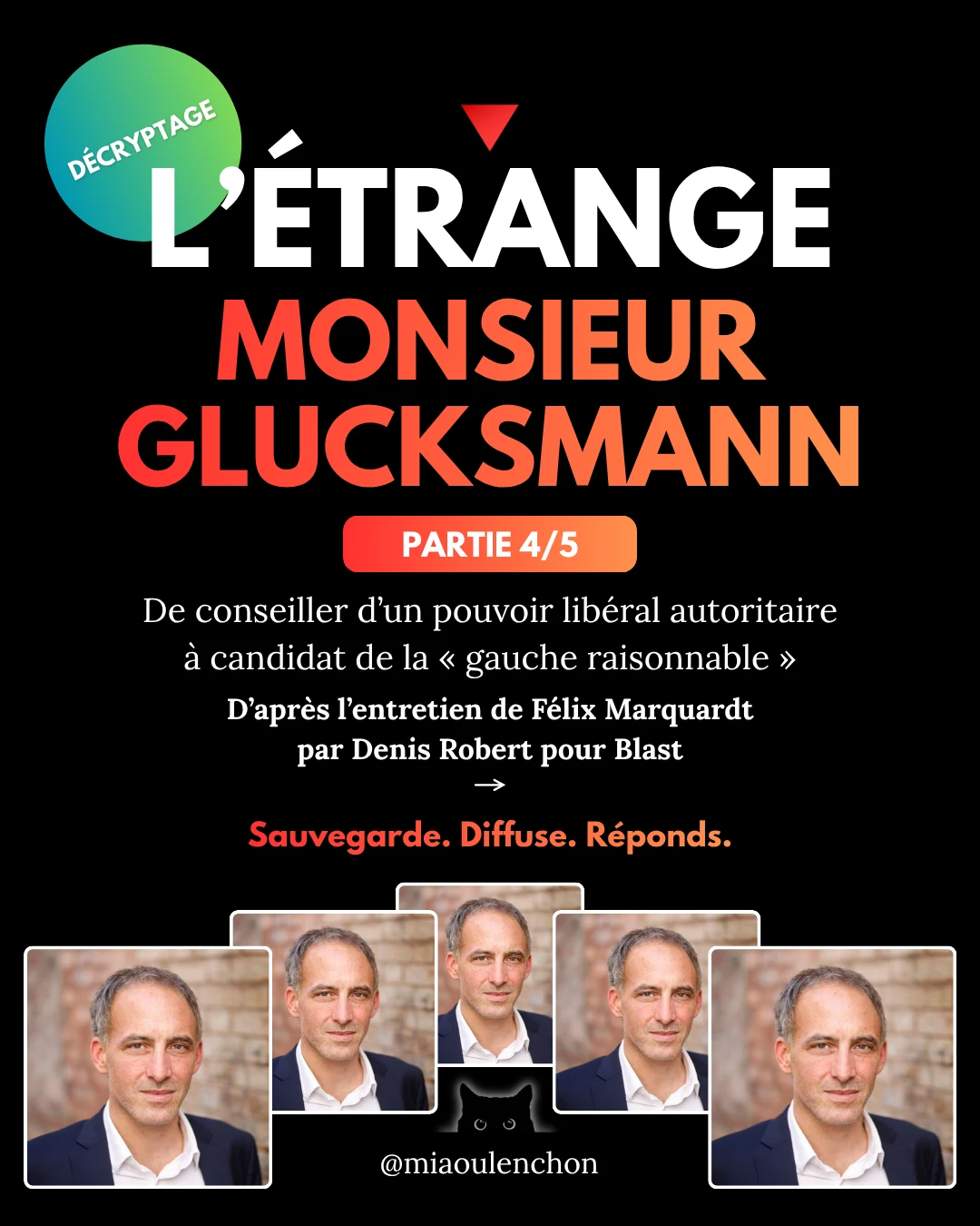 L’étrange monsieur Glucksmann — Oligarchie 4/5 — diapositive 1