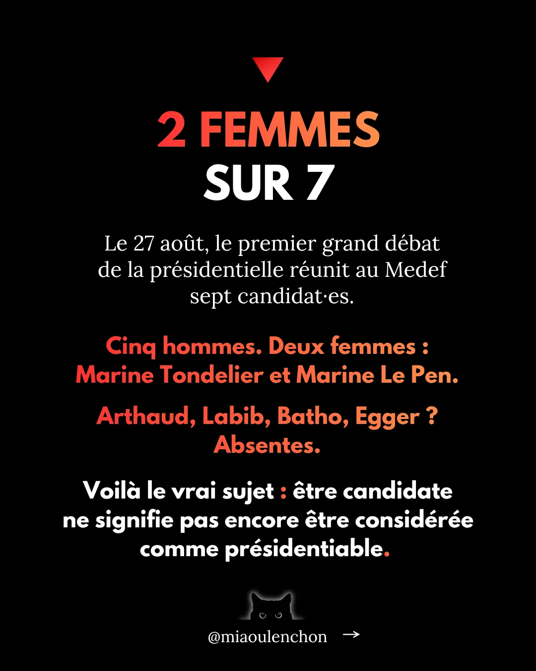 Où sont les femmes ? — diapositive 3