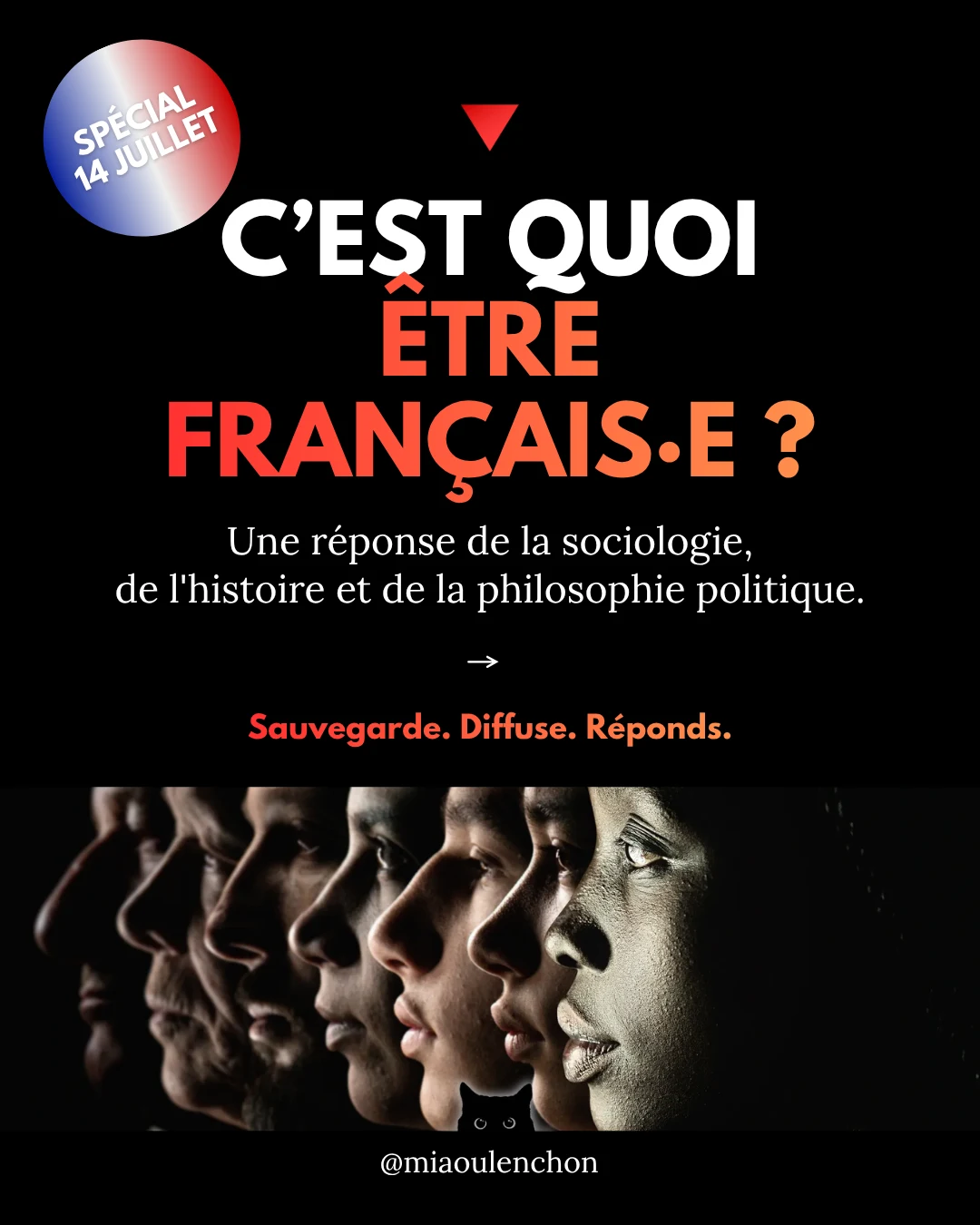 C’est quoi être français·e ? — diapositive 1