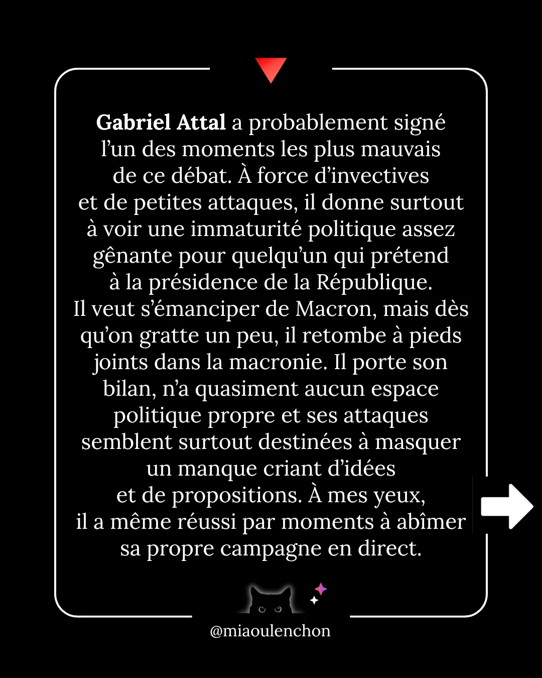Premier débat de la présidentielle 2027 — diapositive 6