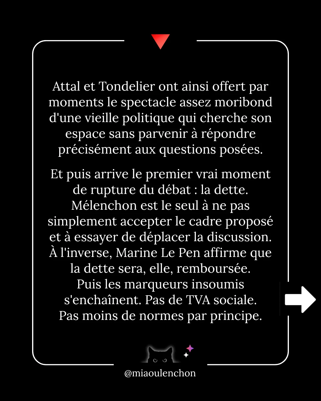 Premier débat de la présidentielle 2027 — diapositive 7