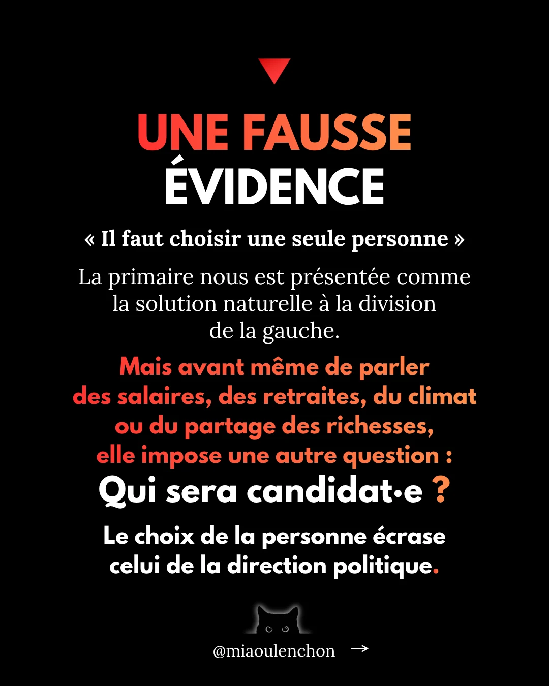 La primaire qui fait taire la gauche — diapositive 2