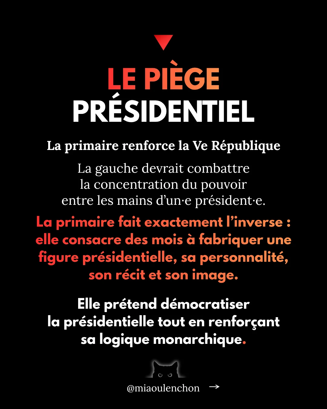 La primaire qui fait taire la gauche — diapositive 3